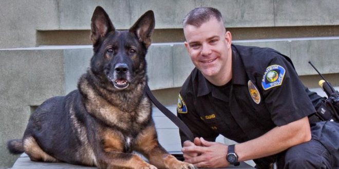 Bruno's last moments: Anaheim K9 hung on until his best friend could be by  his side - Behind the Badge