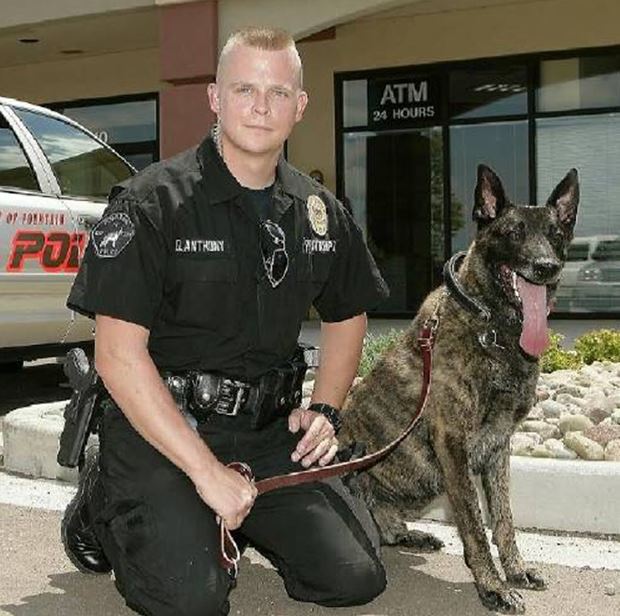 K9 Ribbi K9 Scribbles - Fountain, Colorado - Memorials to Fallen K-9's